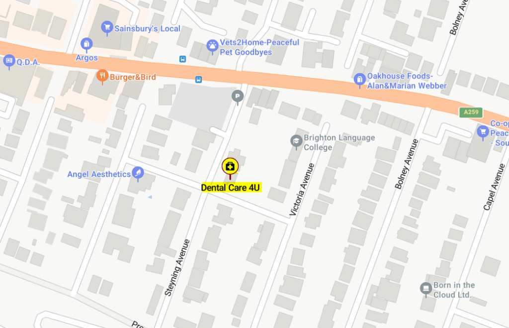 surgery-address-on map